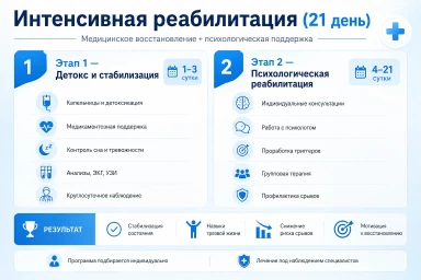 Реабилитация за 21 день в Королёве